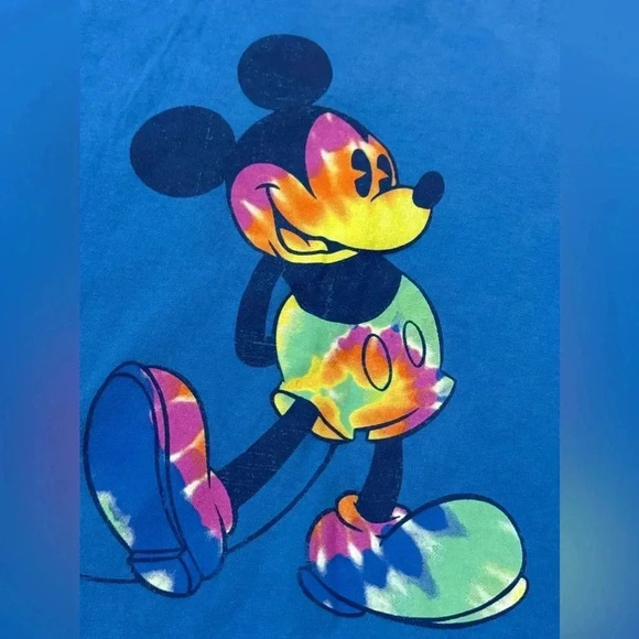 Disneyland Mickey Mouse Tie Dye Long Sleeve Shirt - Picture 4 of 9